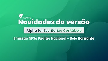 New in Version | Alpha: Issuance of National Standard Electronic Service Invoices - Belo Horizonte