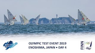 Highlights from the Finn class on Day 4 of Ready Steady Tokyo - the 2019 Olympic Test Event