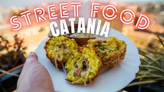 STREET FOOD a CATANIA, cosa mangiare | Gli ARANCINI più buoni della SICILIA?