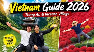 🇻🇳 Vietnam Travel Guide 2026 — Trang An Boat Tour + Incense Village Day Trip (Pinoy Travel Vlog)