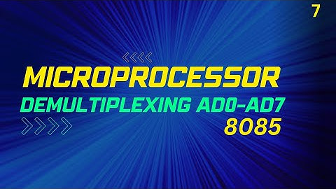 Demultiplexing of AD0 - AD7 / ALE working / 74LS373 Latch