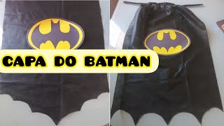 Como Fazer Capa Do Batman Fácil