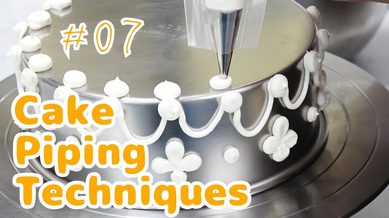 string work - How To Use Round Piping Tips - Cake Piping