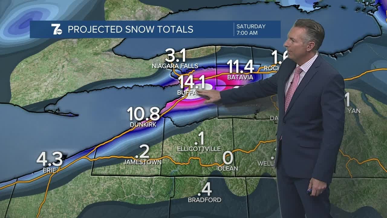 Up to 5 feet of lake-effect snow forecast for Buffalo, New York