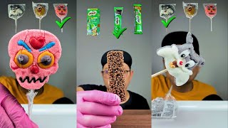 Compilation Asmr Emoji Eating Snacks Milo, Cornae & Crispy Seaweed Ep.24