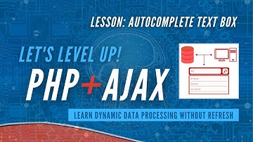Autocomplete Textbox || Dynamic Data Processing || PHP and Ajax Tutorial