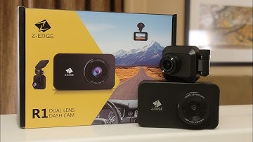 Z-Edge WiFi Dash Cam R1 Dual Lens Unboxing