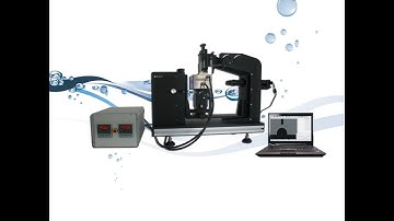 contact angle meter SL200K for measuring surface tension or contact angle under high temperature