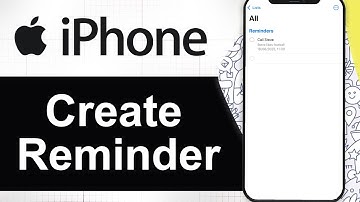 How To Create Reminder in iPhone (Step By Step)