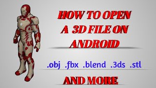 OPEN ANY 3D FILE ON ANDROID || OBJ BLEND STL || PRO TECH screenshot 5