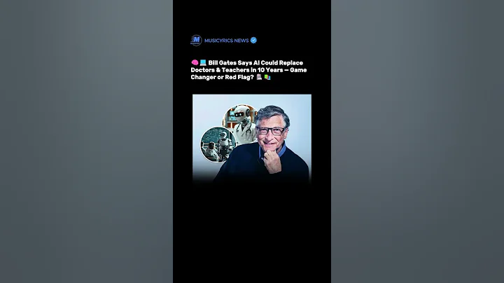 🧠💻 Bill Gates Says AI Could Replace Doctors & Teachers in 10 Years — Game Changer or Red Flag? 🏥📚