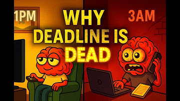 Why Deadline is DEAD ⚰️ The Truth About Last-Minute Brain & Procrastination