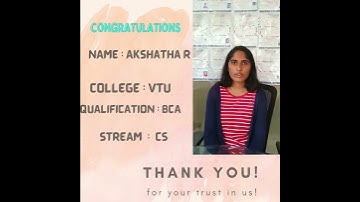 CONGRATULATIONS AKSHATHA R #2022 #Q Spiders Mysore