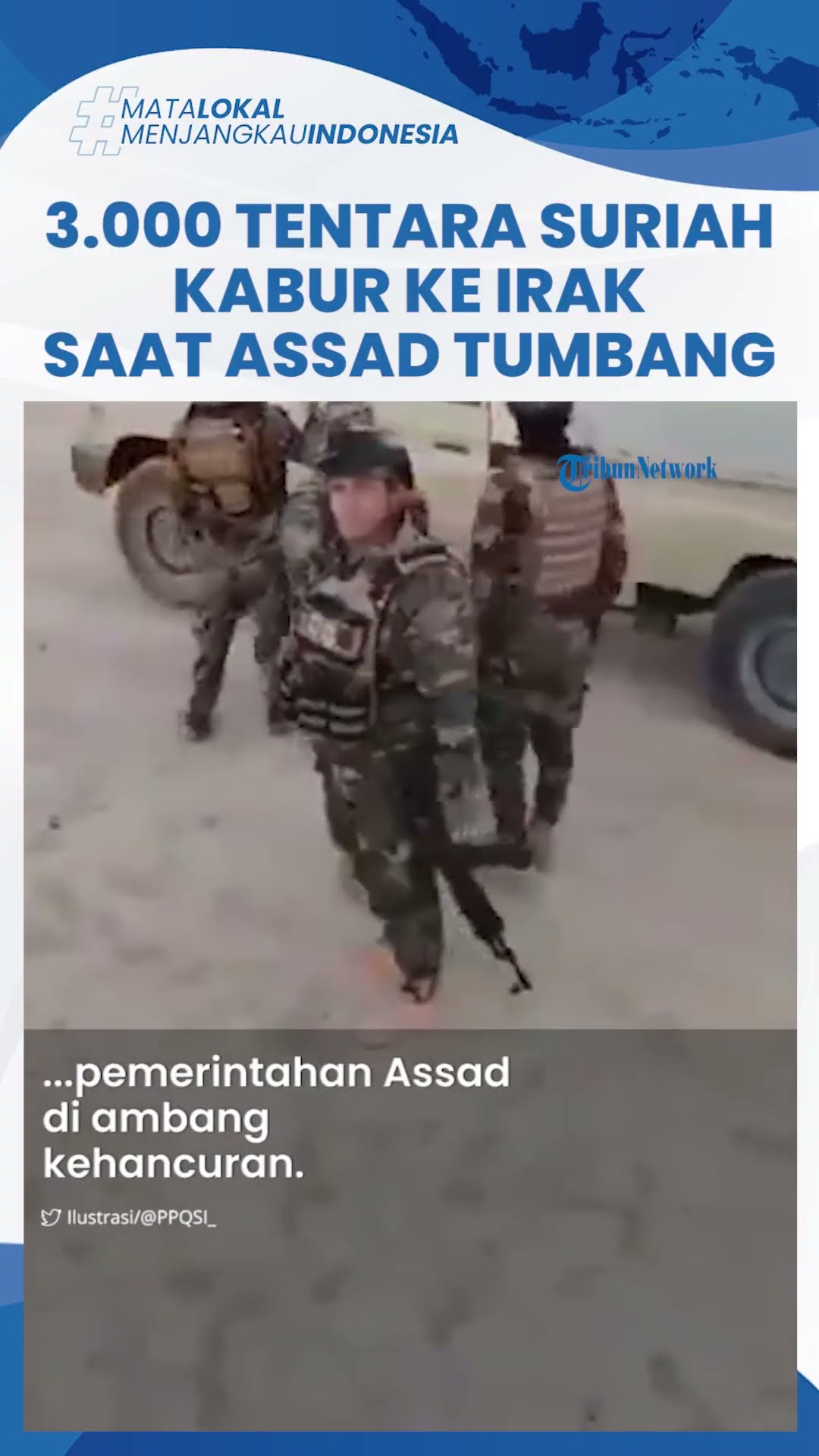 Ribuan Tentara Suriah Kabur ke Irak saat Presiden Digulingkan, Tak Diberi Suaka tapi Jamin Keamanan