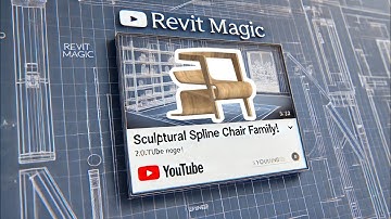 "Revit Family Tutorial: Create a Smooth Spline Chair!"🤓