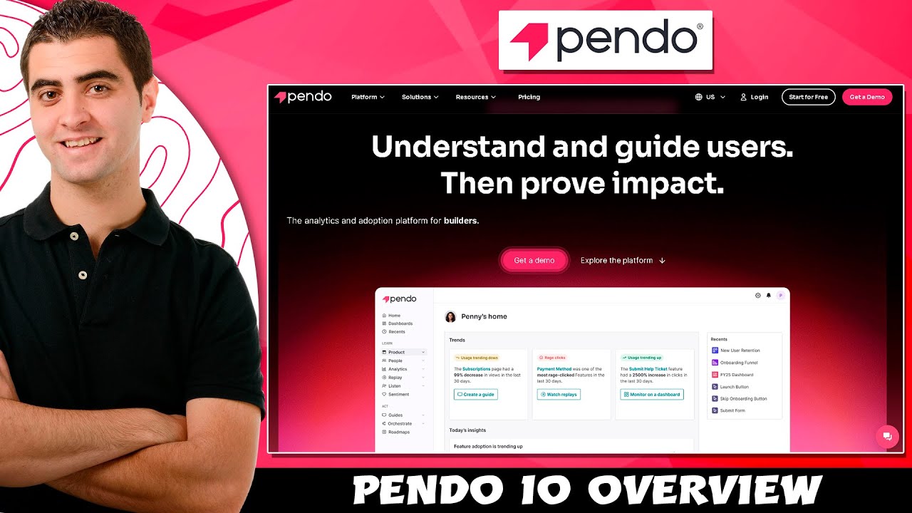 Pendo Io Detailed Overview | Experience Management Platform Demo ...