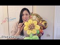 Cómo hacer Girasol con globos twister / How to do a Sunflower with twister balloon. Globoflexia