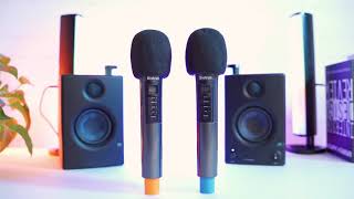 Bietrun Wireless Microphones with Echo,Treble,Bass & Bluetooth,98 FT Range-WXM09