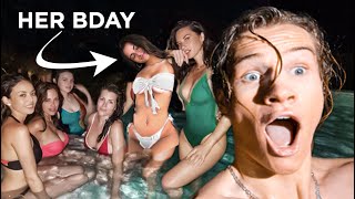 WE THREW A HOT TUB COLLEGE PARTY!!