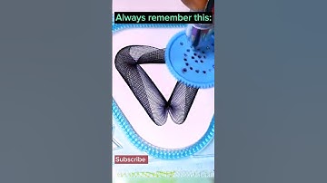 Magic Ruler: Small Ruler, BIG Wisdom! ✨ How Many Circles Can You Draw? #2024 #Shorts #spirograph