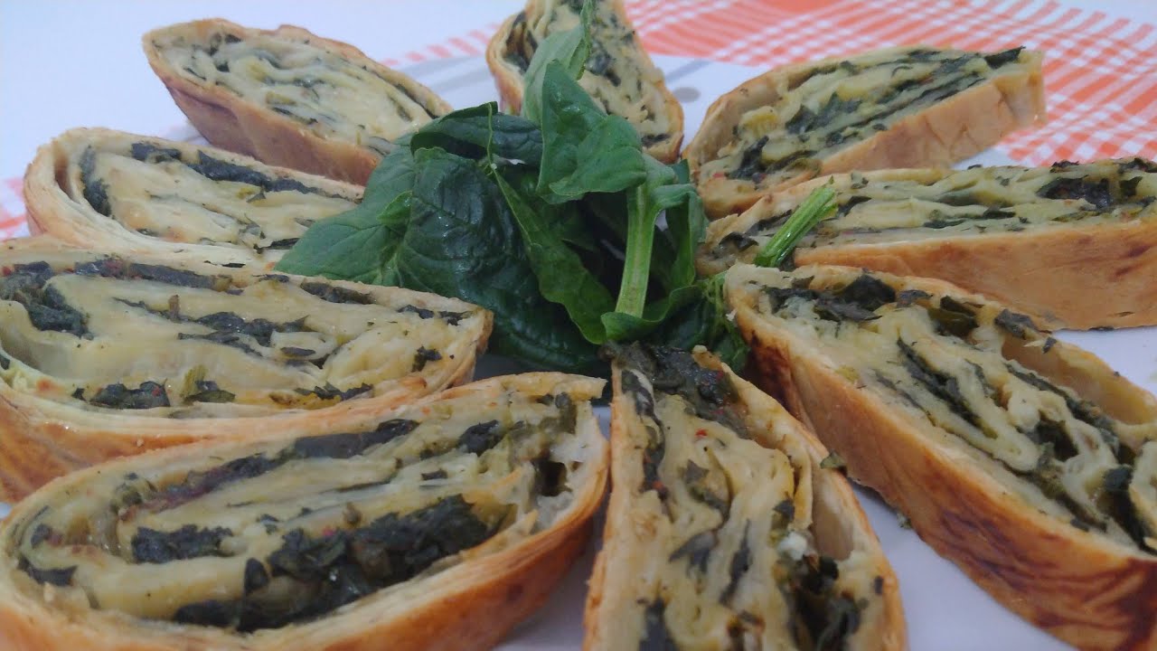 ISPANAKLI BÖREK♨️ISPANAKLI BÖREK NASIL YAPILIR ♨️YEMEK TARİFLERİ