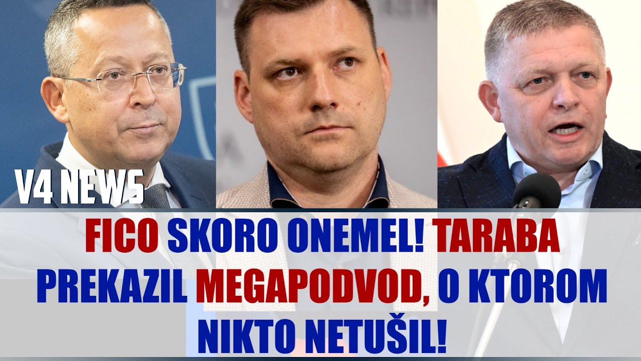 TARABA PREKAZIL ďalší MEGAPODVOD -O tomto Fico s Kamenickým netušili?!