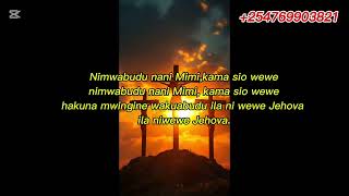 Nimwabudu Nani Mimi Instrumental  With Prince Emmanuel 