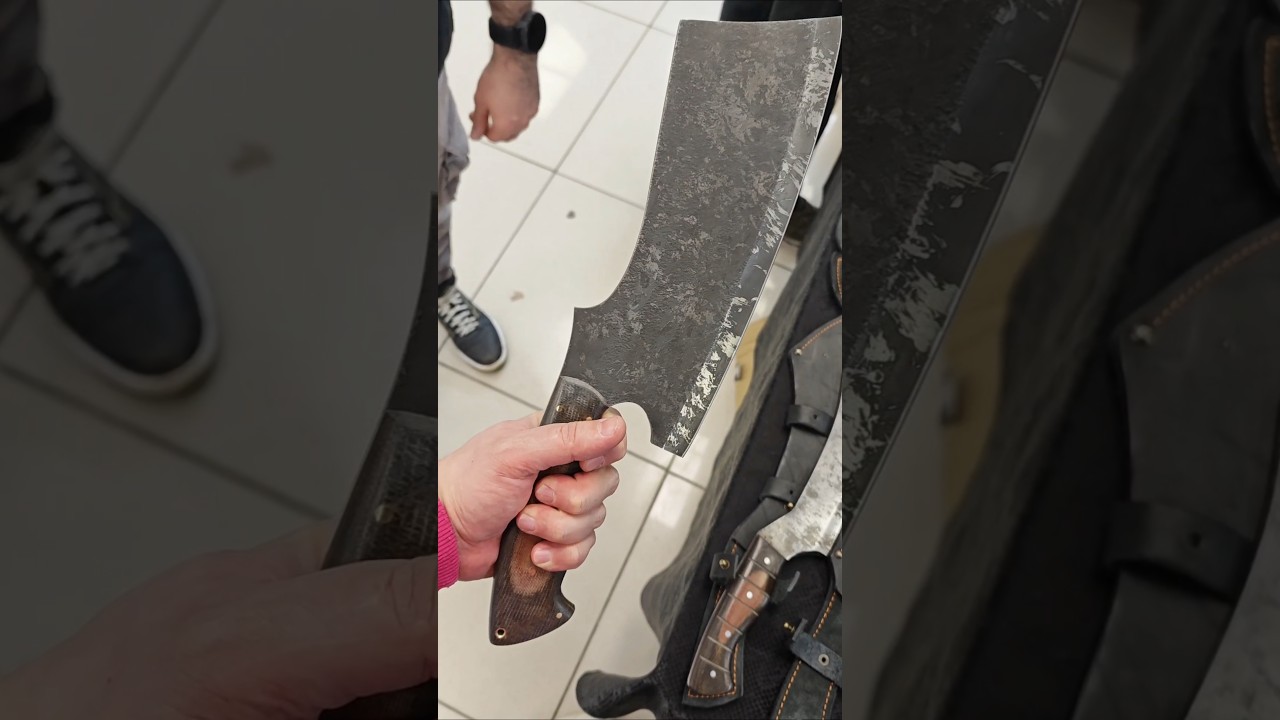 Нож Тяпка Рубилка от Кузница Горбуновъ Выставка Клинок Новогодний 2025