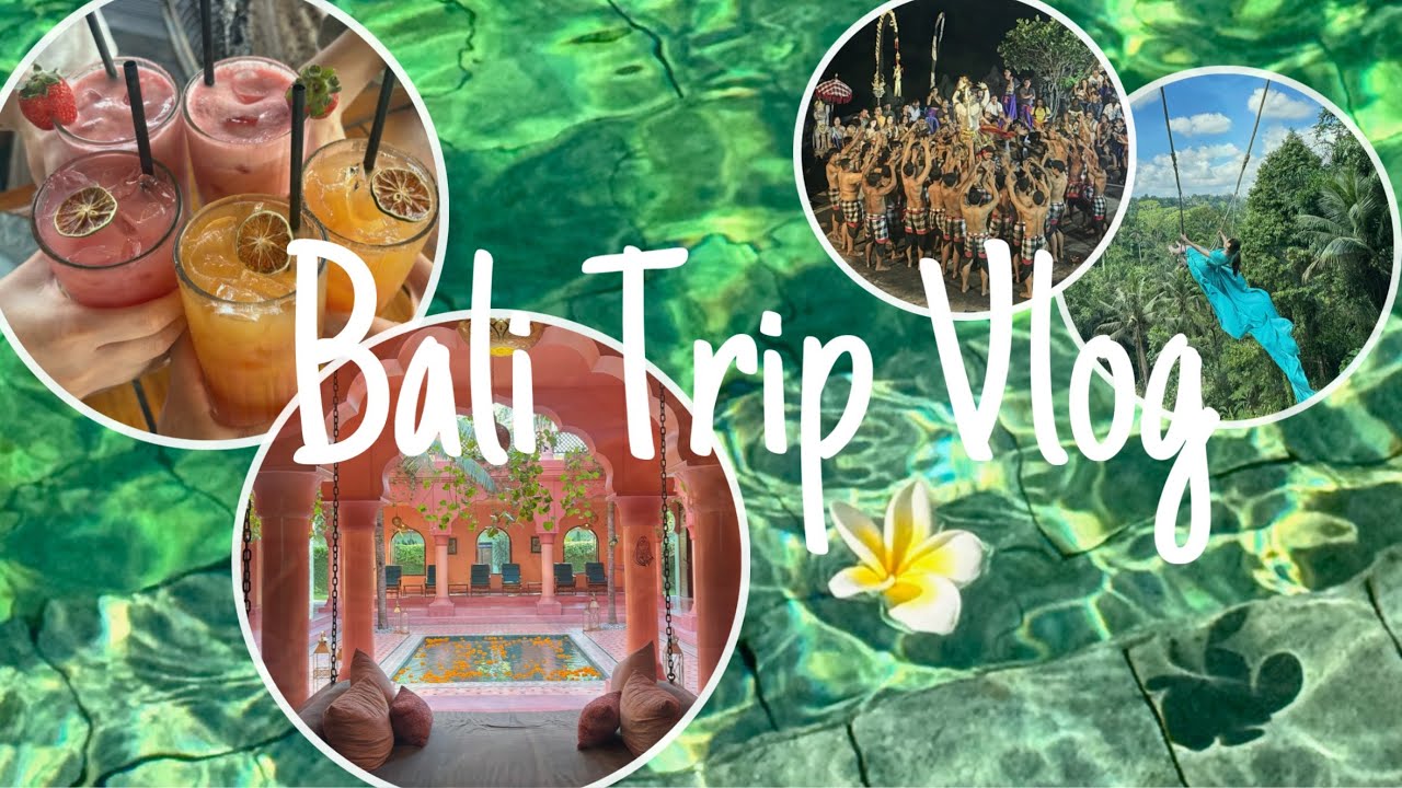 【Vlog】3泊5日 女子旅inバリ島🌼🏝️ Girls Trip in Bali 🇮🇩ウブド・ビラ・ショッピング・ビーチクラブ　楽しすぎた女子旅♪
