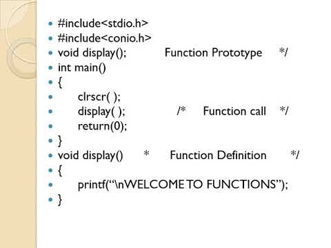 BSc - Computer Science -II Semester-Functions in C- DR.N.Uday Bhaskar