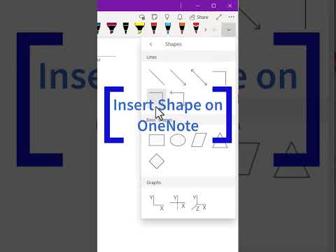 Video: OneNote'a şekiller ekleyebilir misiniz?