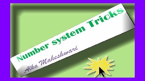 Problem based on remainders for CAT,CMAT Math video lectures on Number system