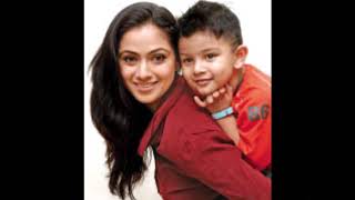 South Indian Actress Simran With Her Family Actress Simran With Her Son And Husband Simran