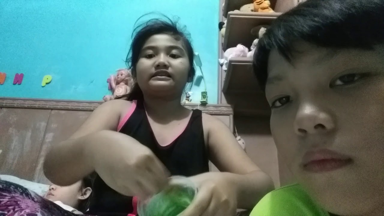 Chrysteena and Daniel slime video