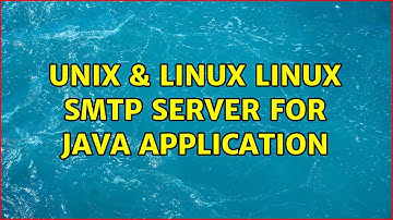 Unix & Linux: Linux SMTP Server For Java Application