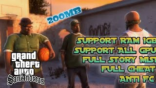 GTA SA LITE FULL MISI SUPPORT RAM 1 GB [200MB]