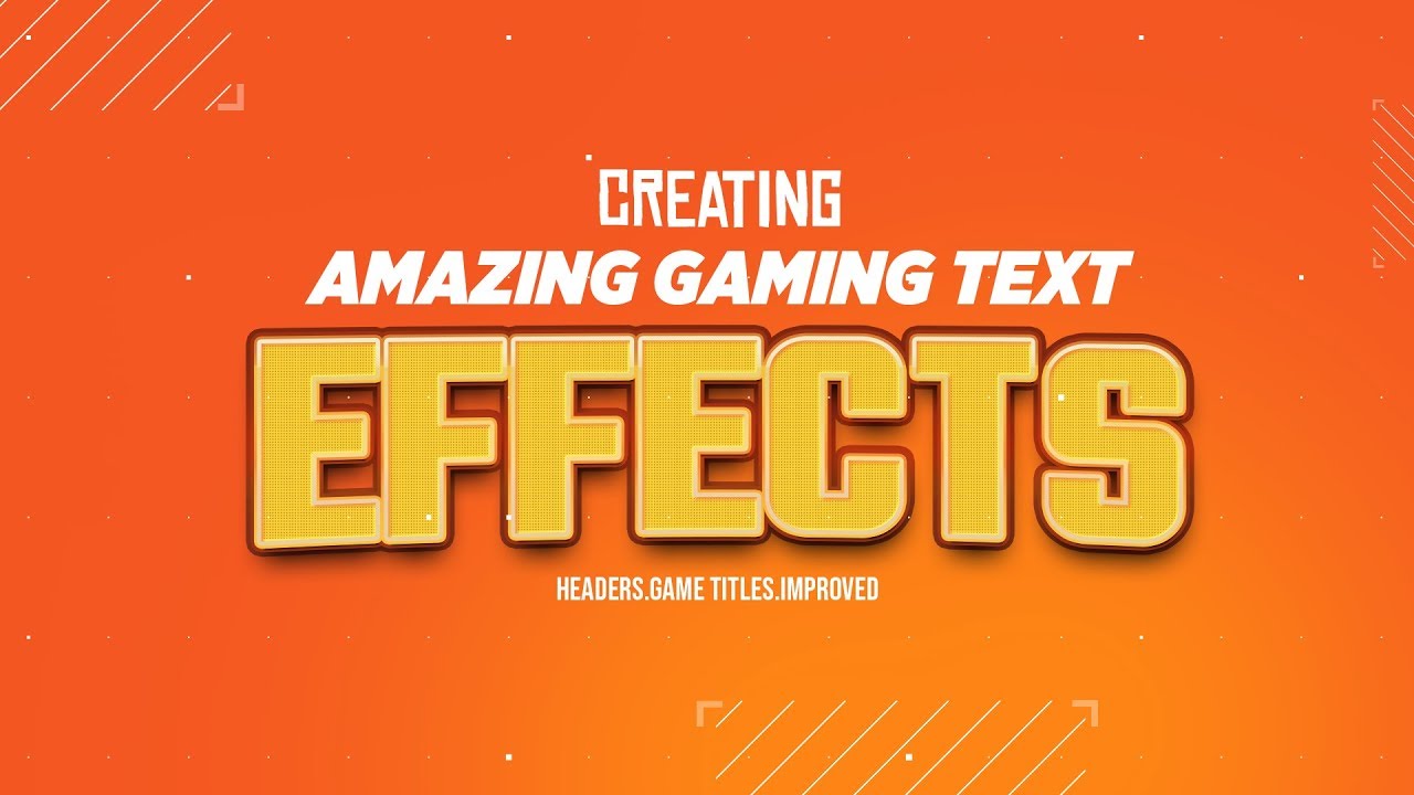 FUNNY GAMES TEXT EFFECT - UpLabs