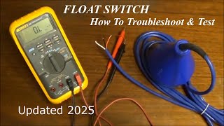 How to Test and Troubleshoot Float Switch (background music) - thePLCtech #floatswitch #multimeter
