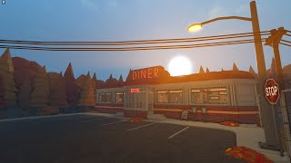 Retro American Diner Bloxburg Build Tour