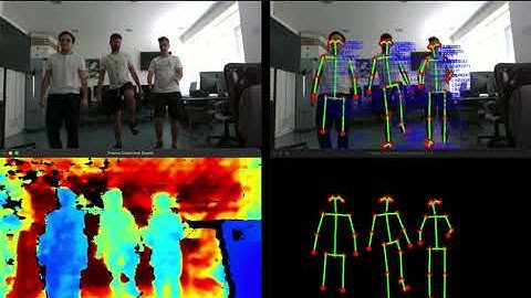 OpenPose + RealSense D435 - 3D Body Detection - Demo CVPRLAB #1