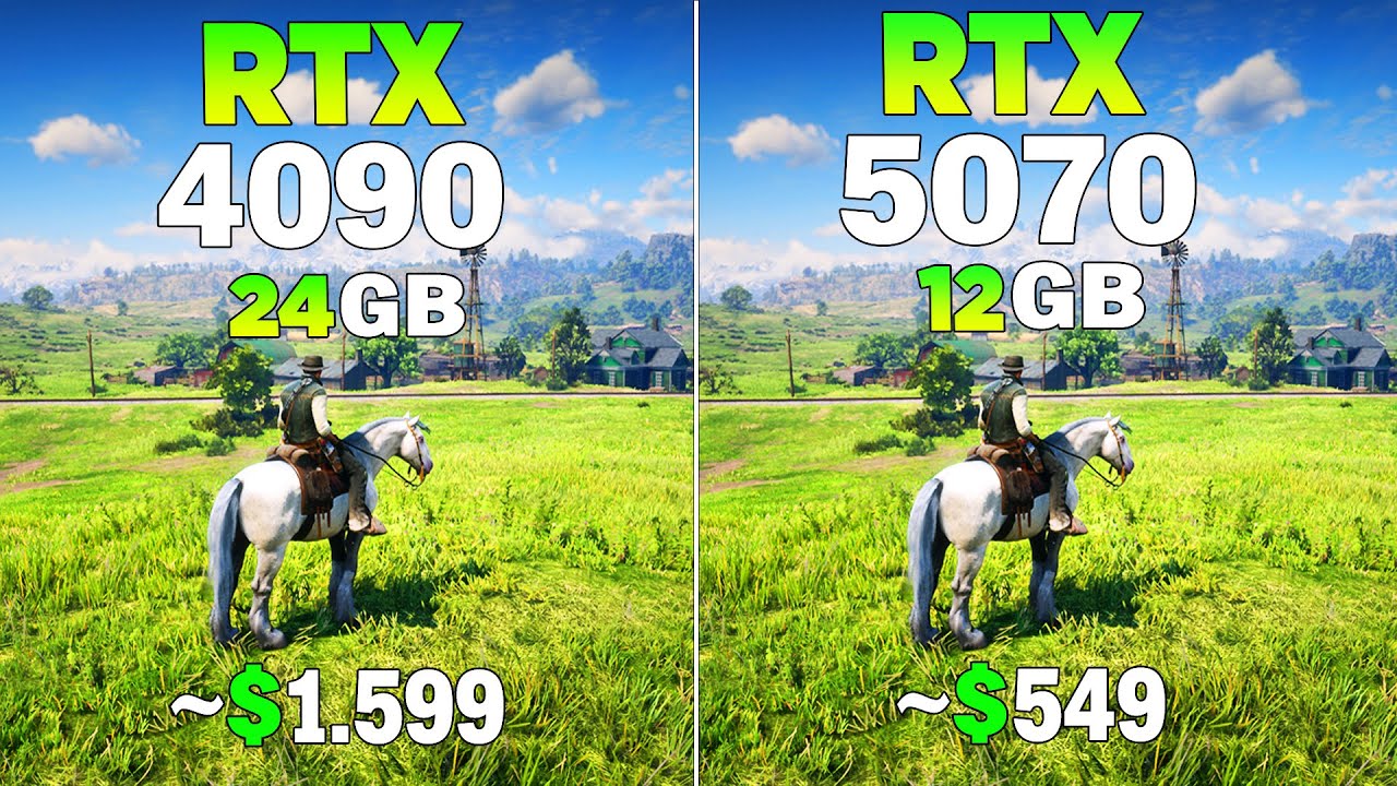 RTX 4090 vs RTX 5070 - Test in 8 Games - YouTube