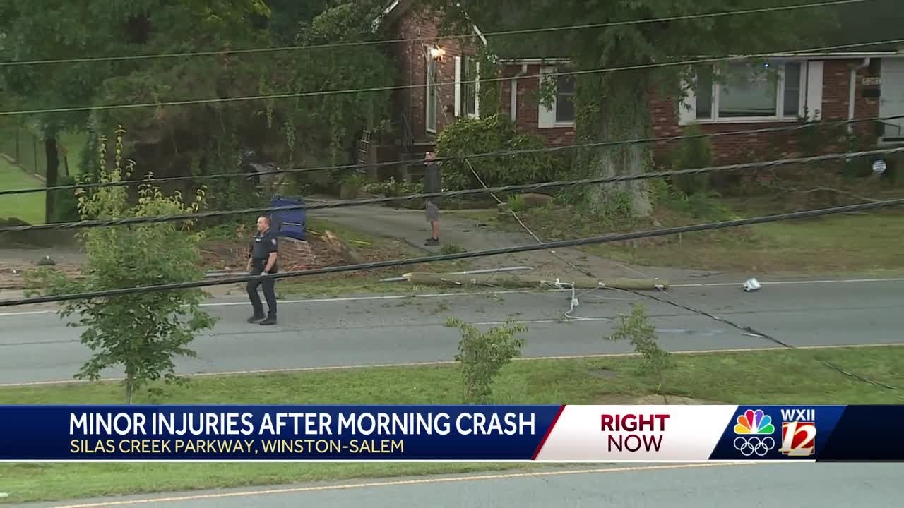 Minor injuries reported after single-vehicle crash involving utility ...