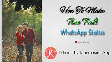 Kinemaster edit by WhatsApp status how to make tree fall WhatsApp status