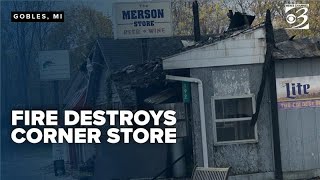 Fire destroys beloved West Michigan corner store