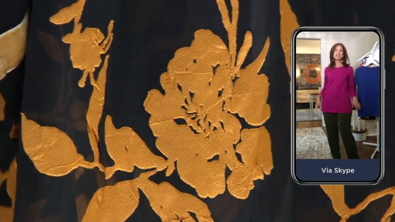 GRAVER Susan Graver Liquid Knit Burnout Cardigan on QVC