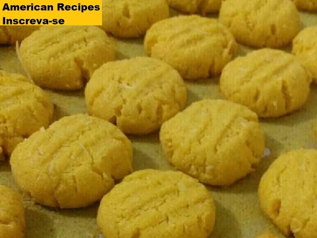 RECEITA: BISCOITO DE FUBÁ COM COCO