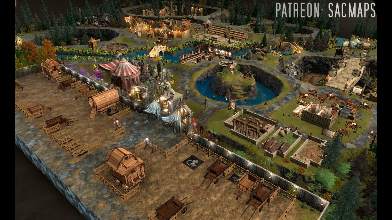 Visit WHITE PALACE ZOO! (full trailer) - a huge TTRPG encounter map