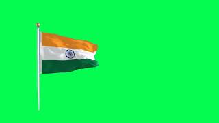 Indian Flag Green Screen Background Video || भारत का झंडा ग्रीन स्क्रीन screenshot 3