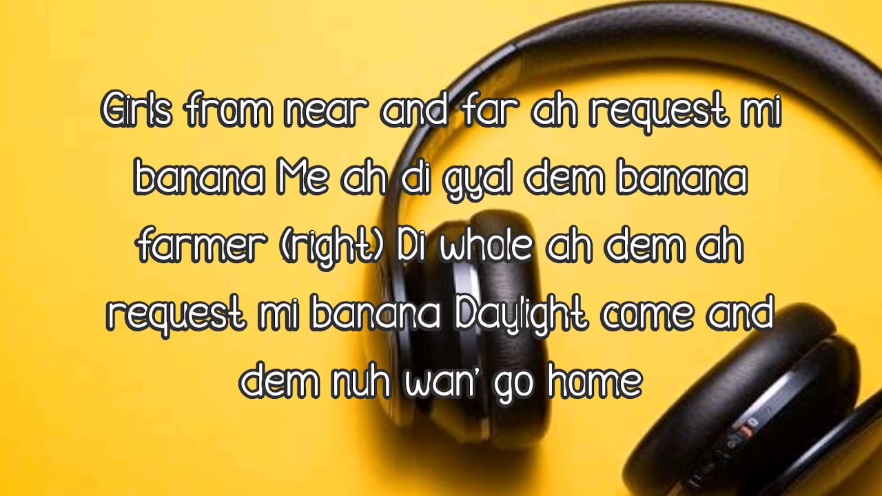 Banana Conkarah [Lyrics Video] YouTube