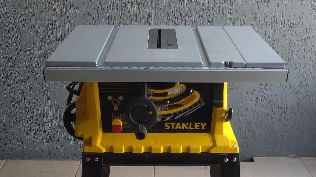 Regulagem serra Stanley SST1801